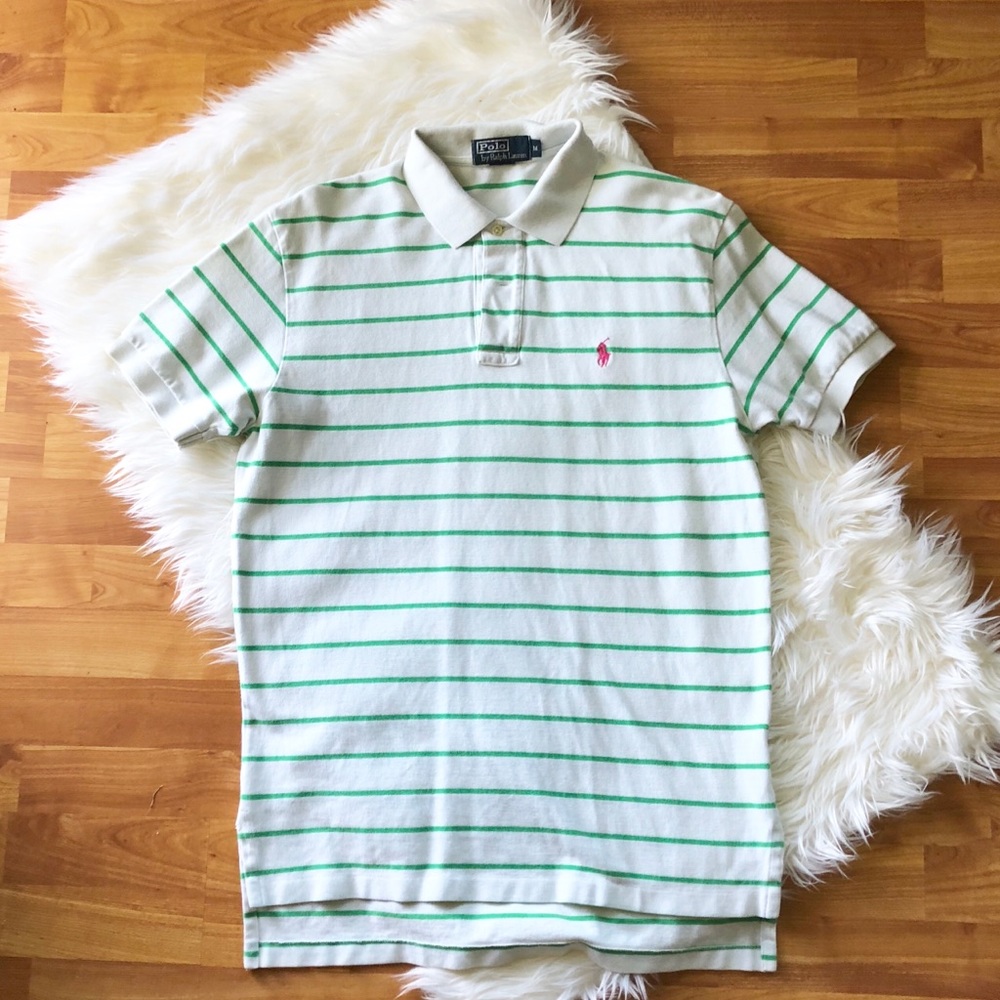 EUC Striped Polo Shirt